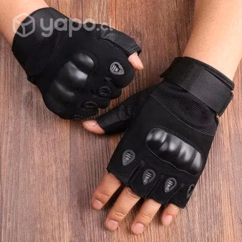 Guantes Medio Dedo Antideslizantes Ciclismo Moto T