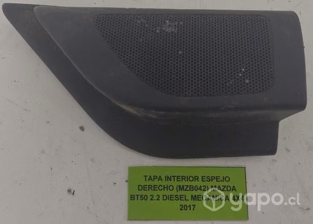 Tapa Interior Espejo Derecho Mazda BT50 2017 4x4
