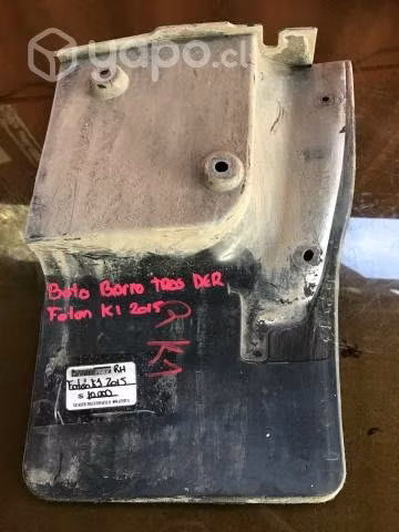 Bota barro trasero derecho Foton K1 2.0 bencinero