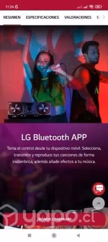 Minicomponente LG xboom cj45