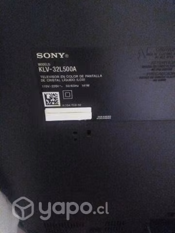 Televisor Sony Bravia LCD. KLV-32L500a