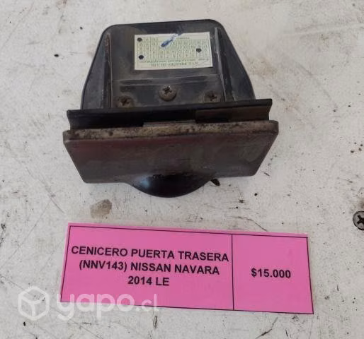 Cenicero Pta Tras (NNV143) Nissan Navara 2014 LE