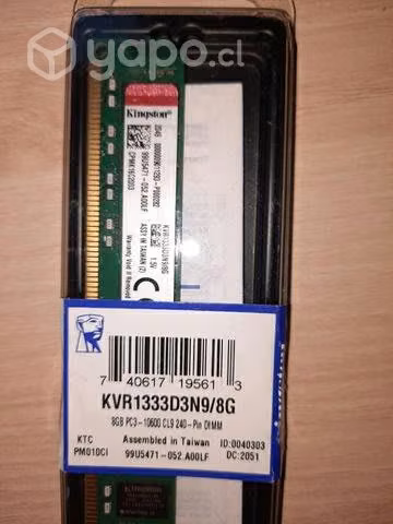 6 memoria RAM 8 GB