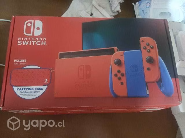 Nintendo Switch Edicion Mario Red & Blue