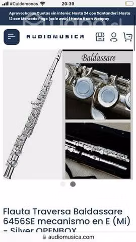 Flauta traversa Baldassare nueva