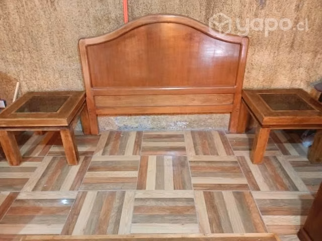 Respaldo de cama y mesas