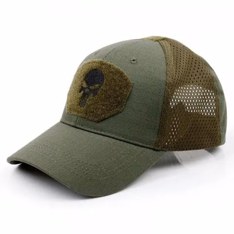 Gorro Jockey Logo Calavera Táctica Militar Airsof