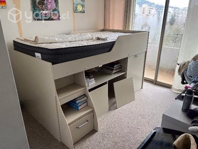 Cama multifuncional 1,5 plazas/ sin colchón