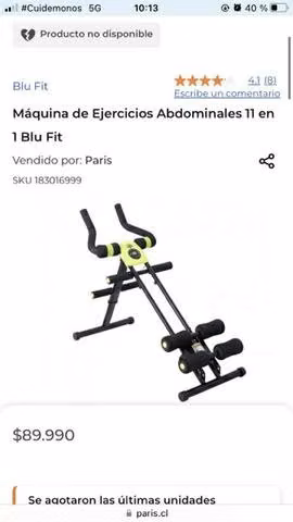Máquina de abdominales