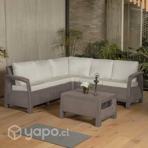Sofa Seccional L juego de terraza Maitencillo