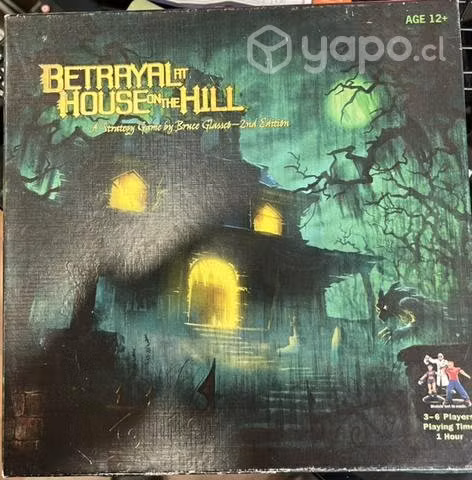 Juego de mesa Betrayal at House on the hilo