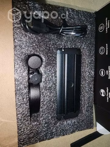 Luz frontal recargable Bicicleta