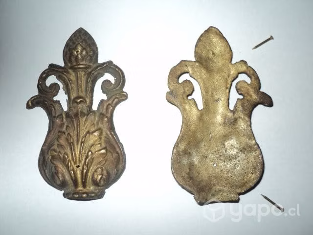 Conjunto 4 Molduras Bronce P/muebles - Imagen 2