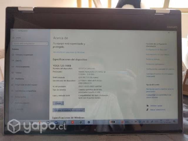 Notebook touch