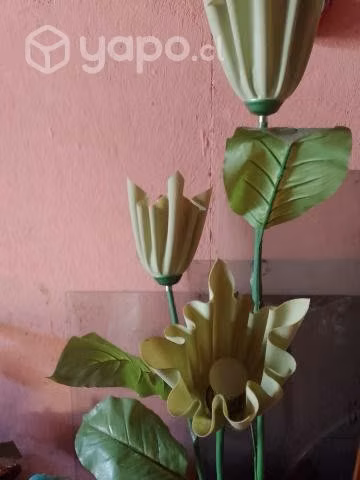 Lámpara de pie diseño floral - Imagen 2