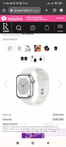 Apple Watch serie 8 , última generación n