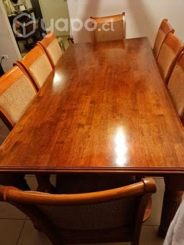 Comedor gabriela 6 sillas 2 sitiales