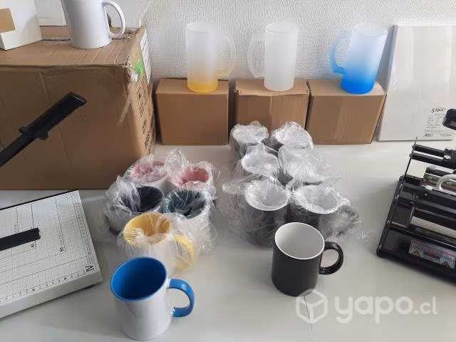 Maquina para sublimar tazas, shoperos y termos