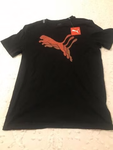 Polera Puma, Original, Talla M Black - Imagen 4