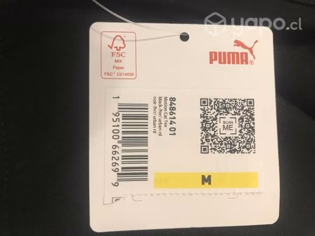 Polera Puma, Original, Talla M Black - Imagen 5
