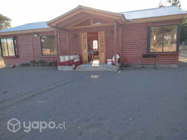 Parcela con casa nueva sector saltos del laja