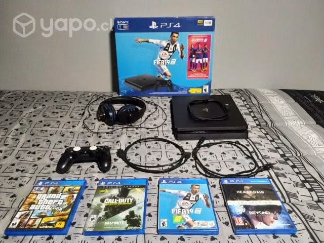 PS4+juegos+accesorios (Conversable)