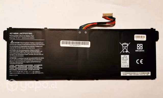 Batería AC14B8K para Acer Aspire
