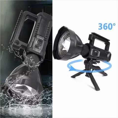 Linterna Led XHP70. 4 Modos, 1900 Lum, 80 Min MAX