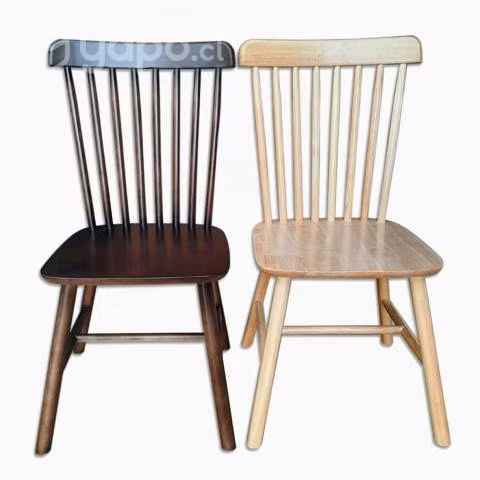 Silla NEW WINDSOR Natural/Café oscuro