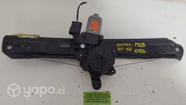 Cremaller AlzaVidrio Elec Tras Der Mazda BT50 2017