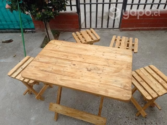 Mesa y silla plegables - Imagen 4