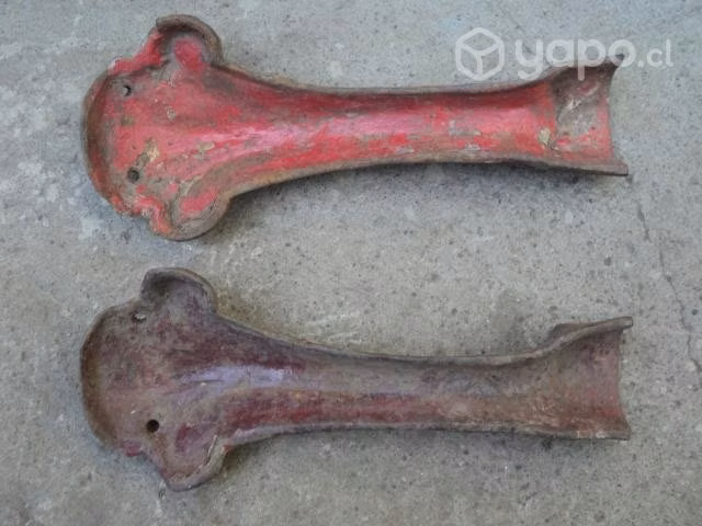 2 Antiguas Patas De Caballo, Fierro Fundido