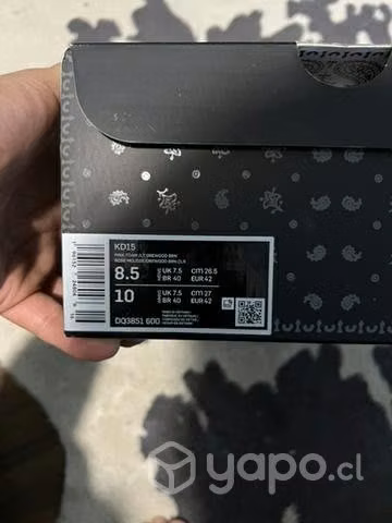Zapatillas KD 15 Aunt pearl Nuevas
