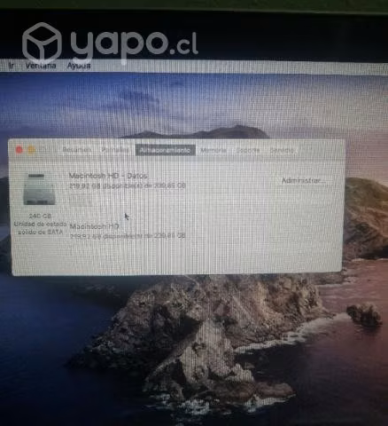Macbook pro 2012 macOS Catalina