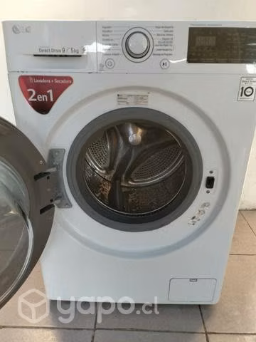 Lavadora secadora LG 9 kilos
