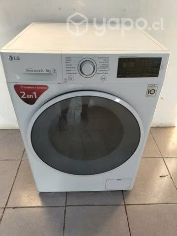 Lavadora secadora LG 9 kilos