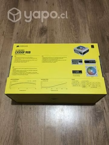 Fuente de poder Corsair CX550W White Rgb - Imagen 2