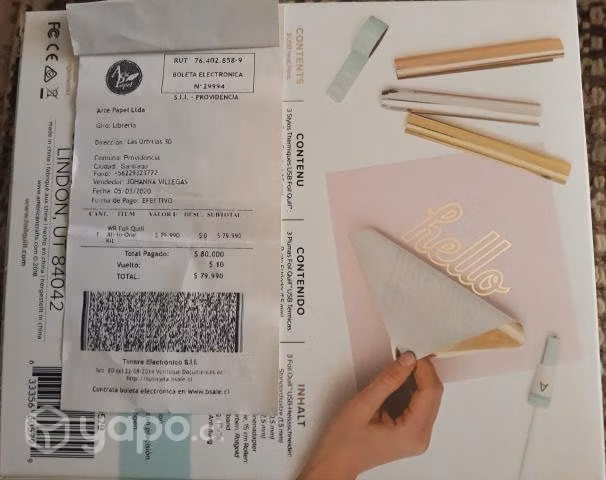 Foil quill