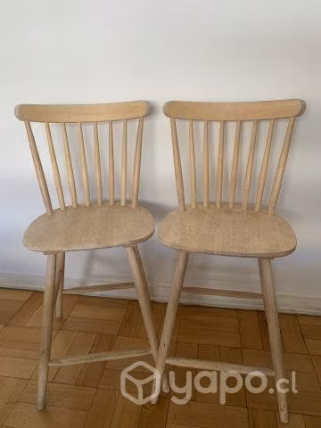 Sillas Altas Madera