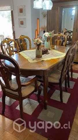 Comedor extensible con 6 sillas