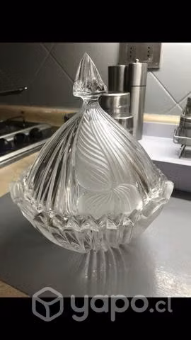 Bombonera de vidrio