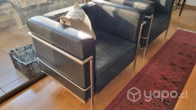 Sillon Le Corbusier cuero original