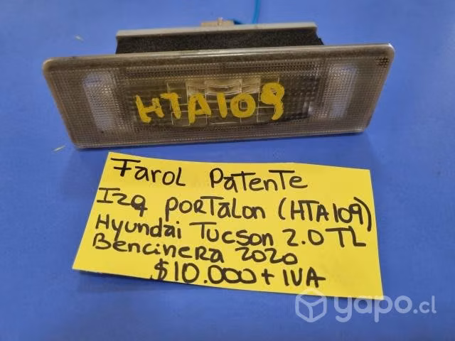 Farol Patente Izquierdo Portalon (HTA109) Hyundai