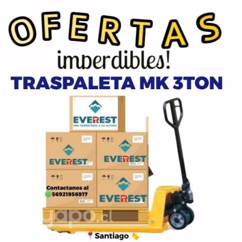 Traspaleta mk 3 toneladas