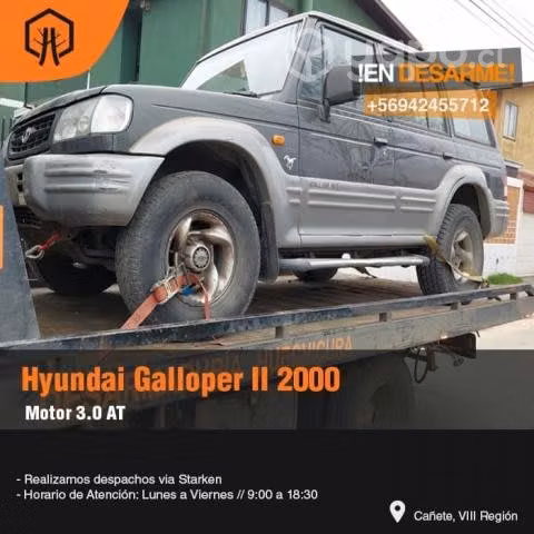 Canister hyundai galloper II 2000