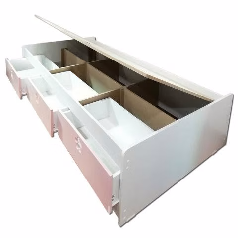 Cama 1.5 plazas con 6 cajones, buen estado