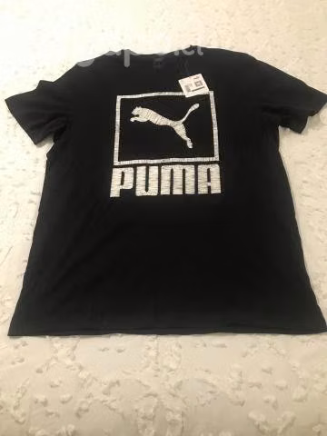Polera Puma, Original, Talla L Black
