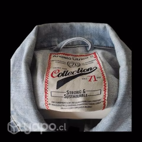Chaqueta Angelo Litrico Mezclilla - Imagen 4