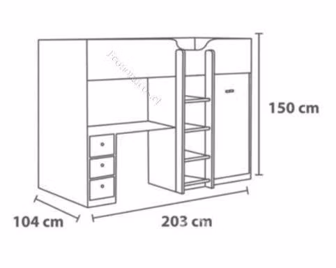 Cama Multifuncional Lyon Tvilum - Imagen 2