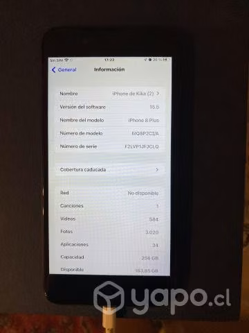 Iphone 8 Plus 256GB
